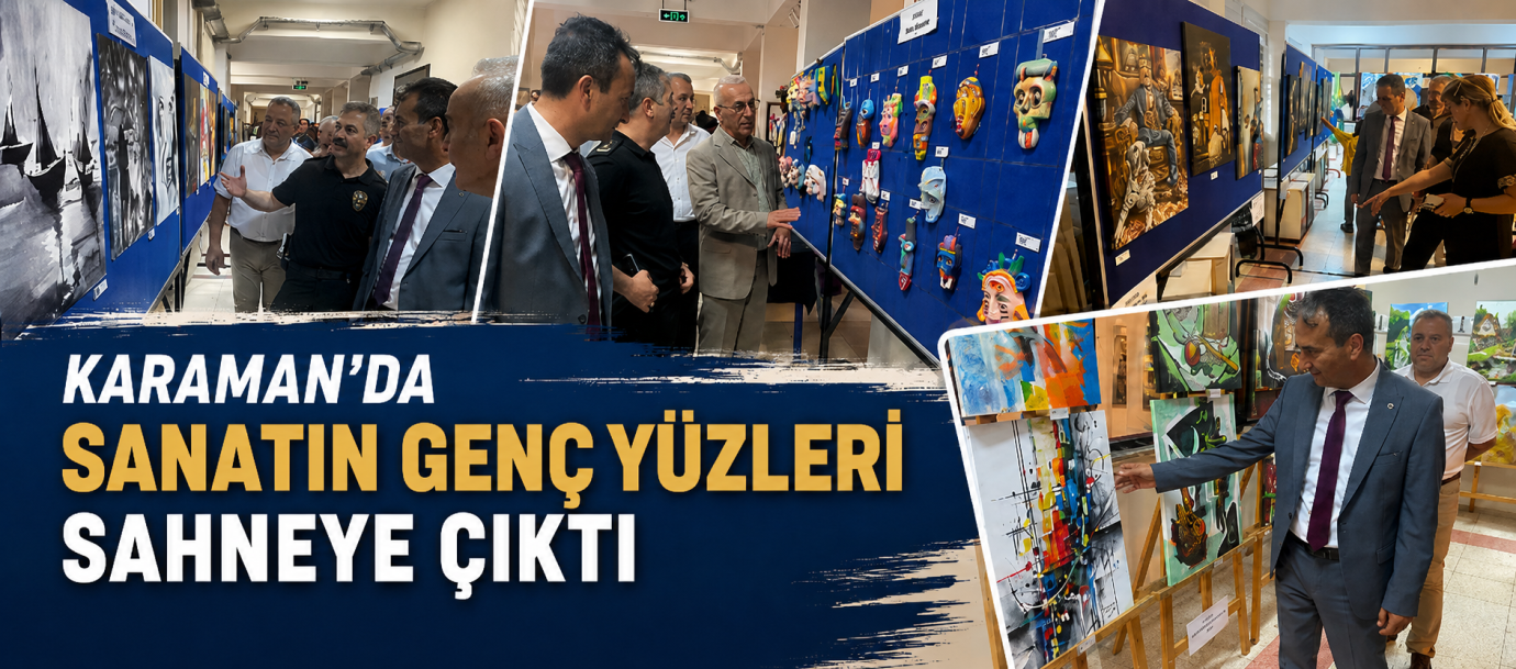 Karaman’da Sanatın Genç Yüzleri Sahneye Çıktı