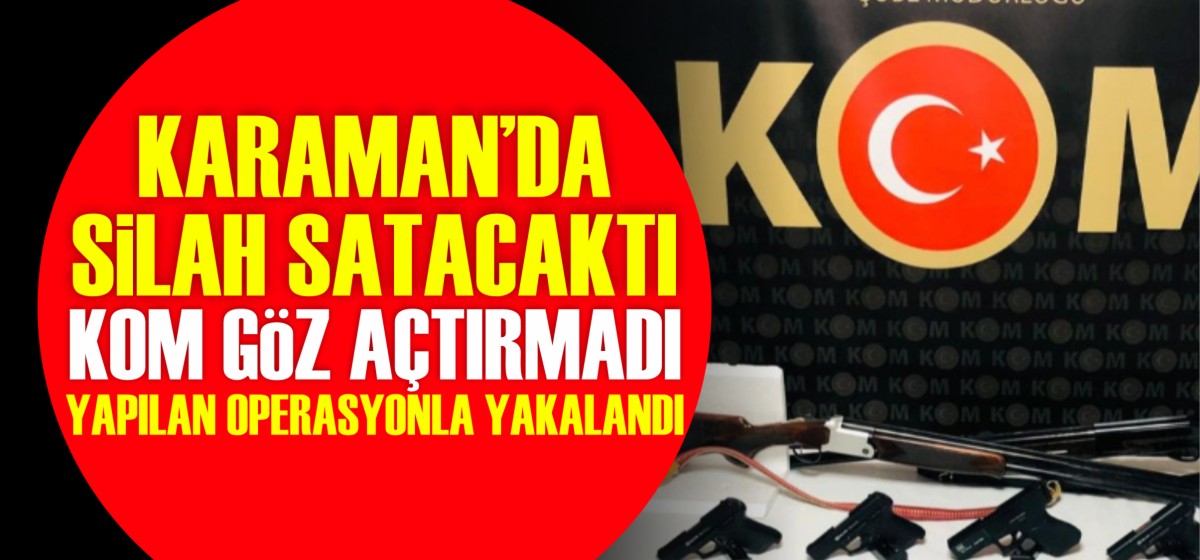 Silah Kaçakçısına Operasyon, 14 Tabanca ve 2 Tüfekle Yakalandı