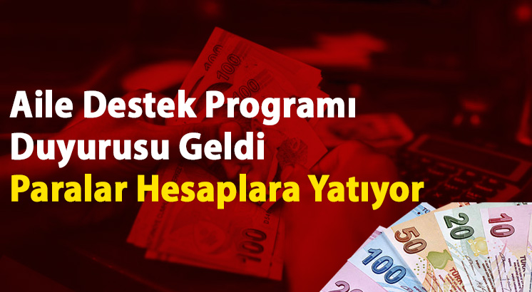 Aile Destek Programı ödemeleri başladı! E-Devlet 600 TL yardım başvurusu nasıl yapılır?