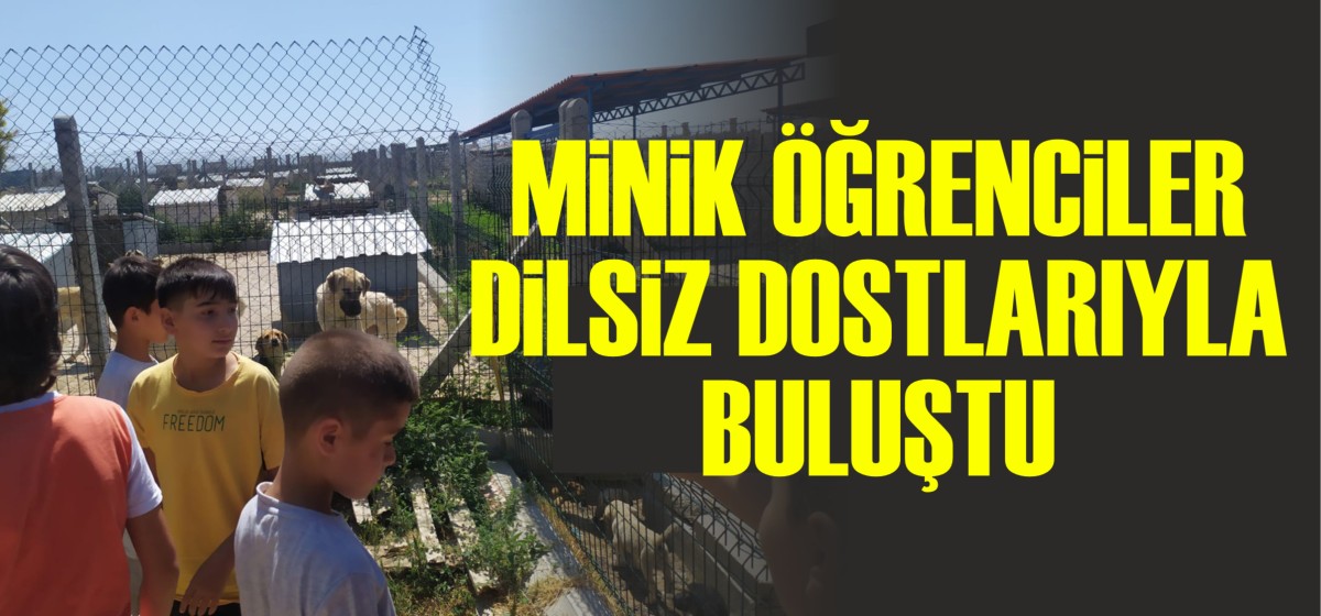 GENÇLİK MERKEZİ’NİN MİNİK ÖĞRENCİLERİ DİLSİZ DOSTLARIYLA BULUŞTU