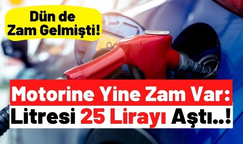 Motorine 1 lira 7 kuruşluk zam