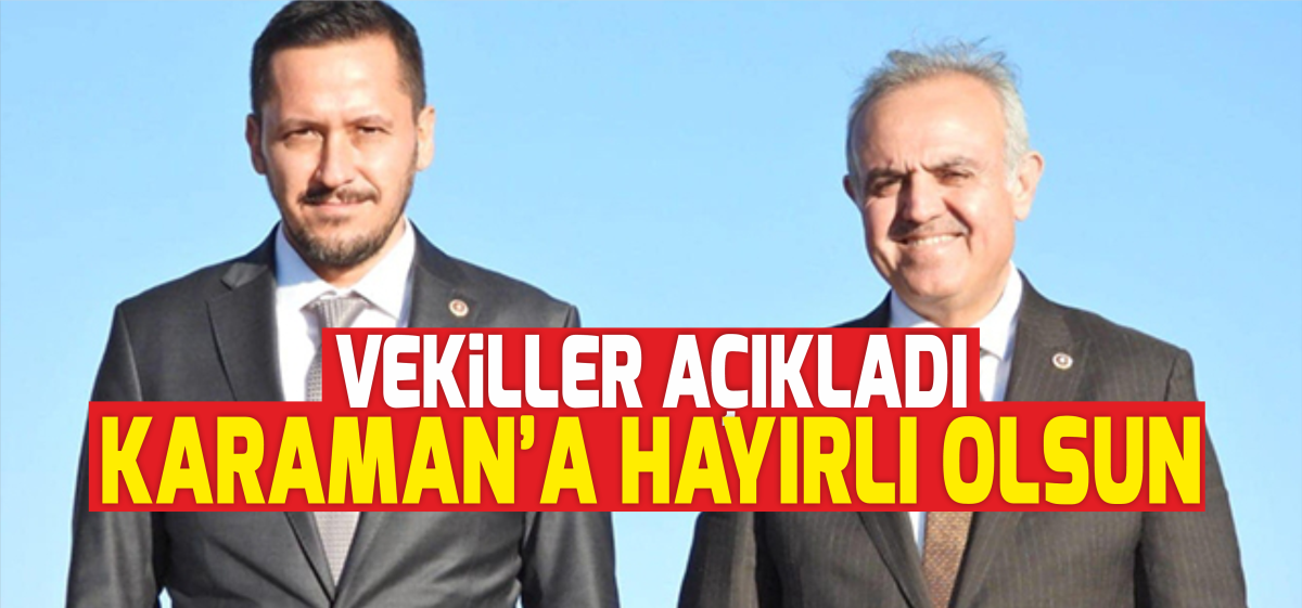 Vekillerden yeni müjde