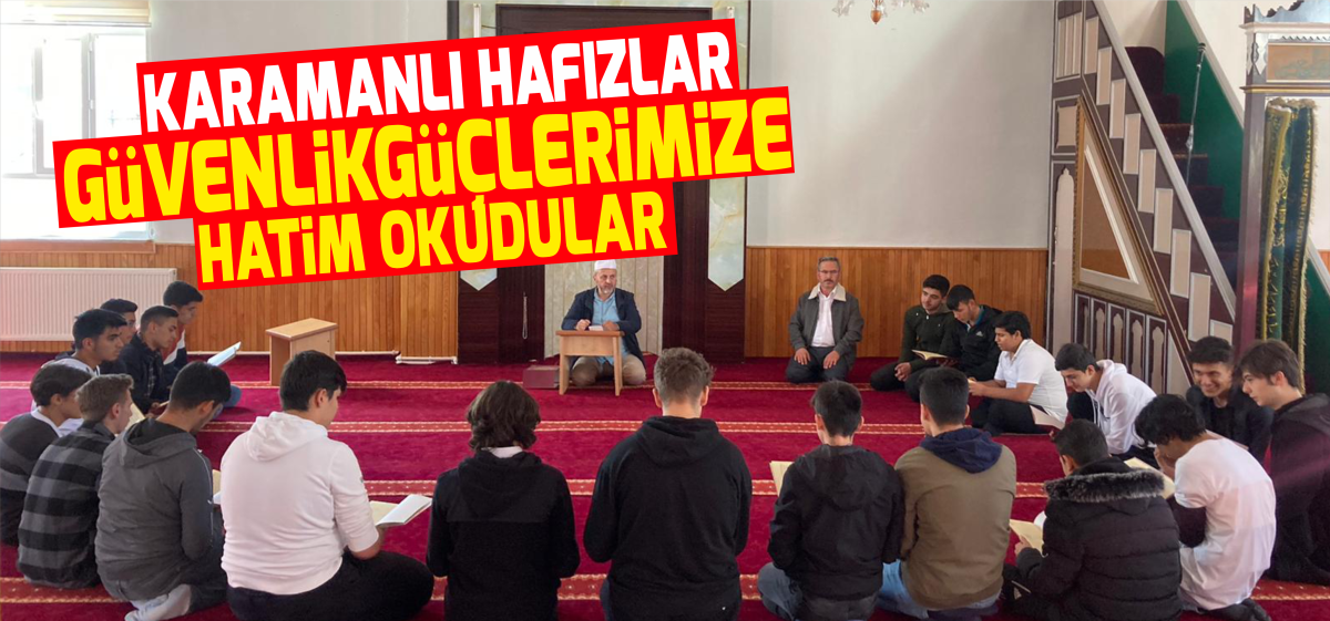 Şehit Polis ve askerlerimiz için hatim okundu