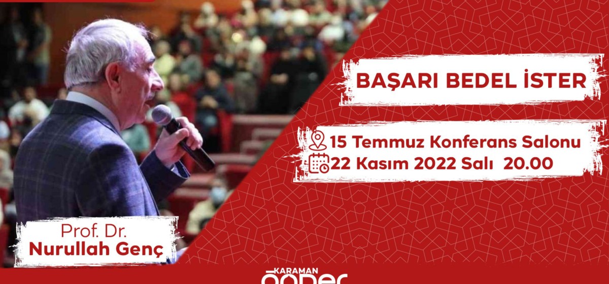 Nurullah Genç Karaman'a Geliyor