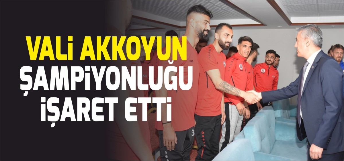 Vali  Akkoyun’dan Lider Karaman Futbol Kulübüne Ziyaret