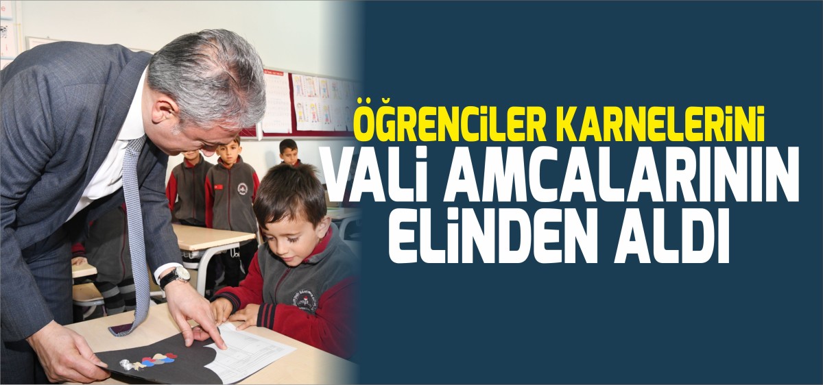 Vali Akkoyun, Öğrencilerin Karne Heycanına Şahit oldu