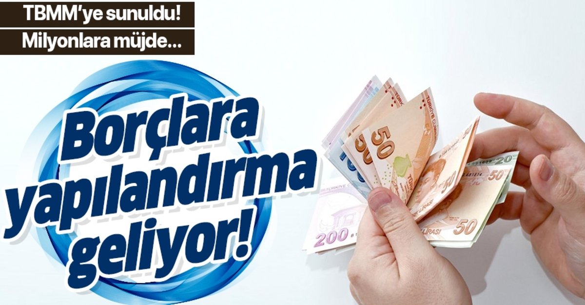 Son dakika: Yapılandırma düzenlemesi Meclis Başkanlığı'na sunuldu