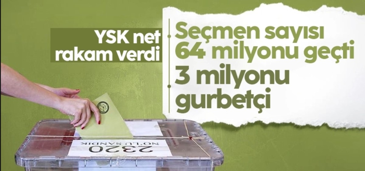 YSK açıkladı! İşte 14 Mayıs'ta oy kullanacak seçmen sayısı...