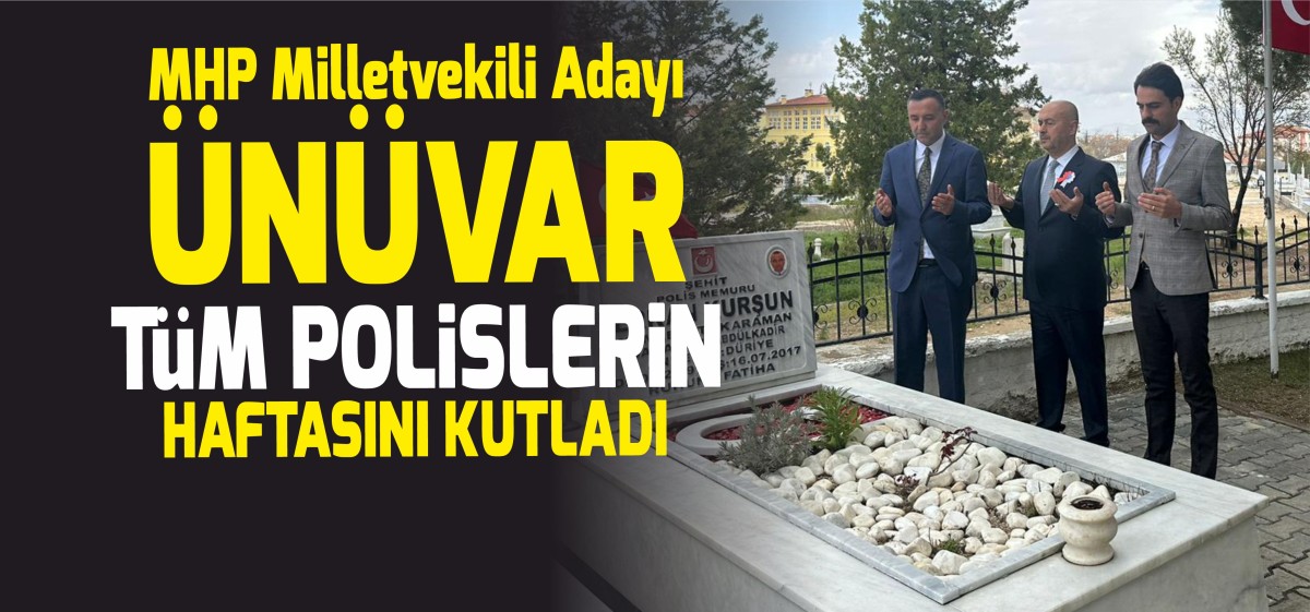 Mahmut Ünüvar kentte görevli tüm polisleri ziyaret etti
