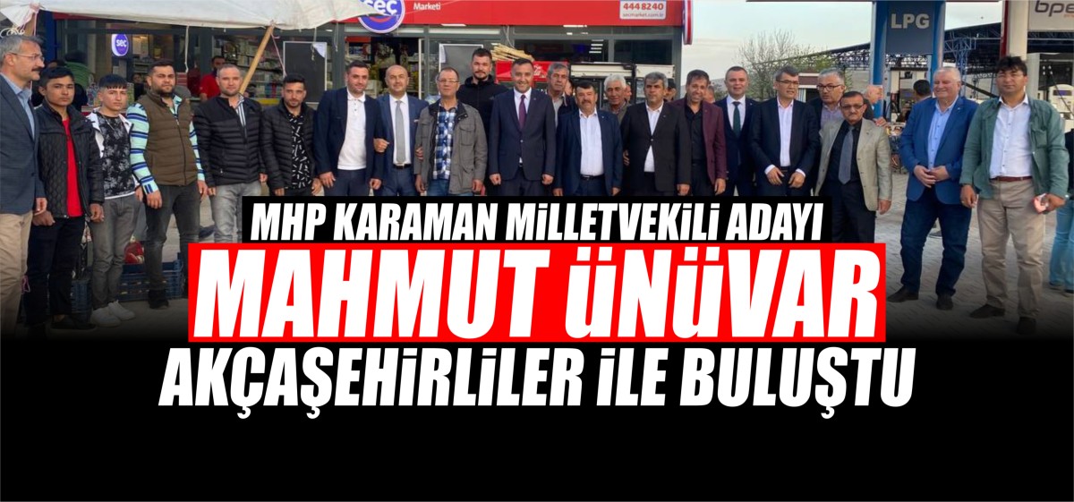 Mahmut Ünüvar, 2 bin kişilik iftarda kasaba halkıyla bir araya geldi