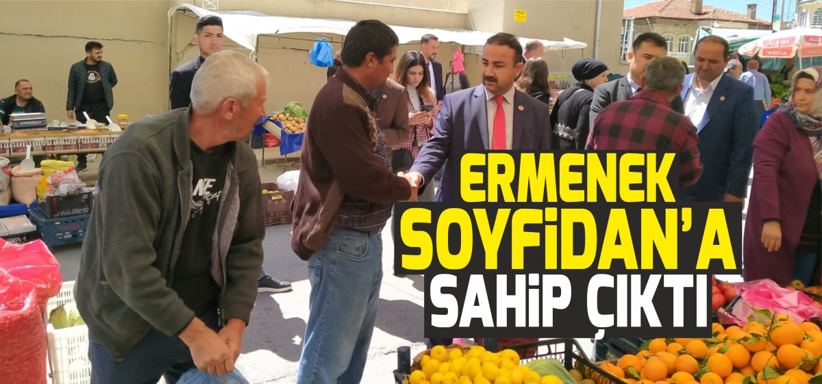 Ermenek Emekçi Milletvekili Adayı Mesut Soyfidan'a Sahip Çıktı
