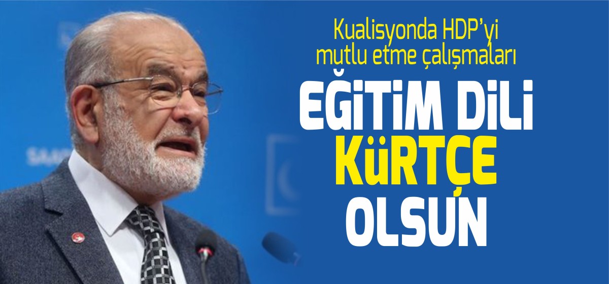 Temel Karamollaoğlu'ndan HDP'ye vaat: Anadilde eğitim serbest olacak