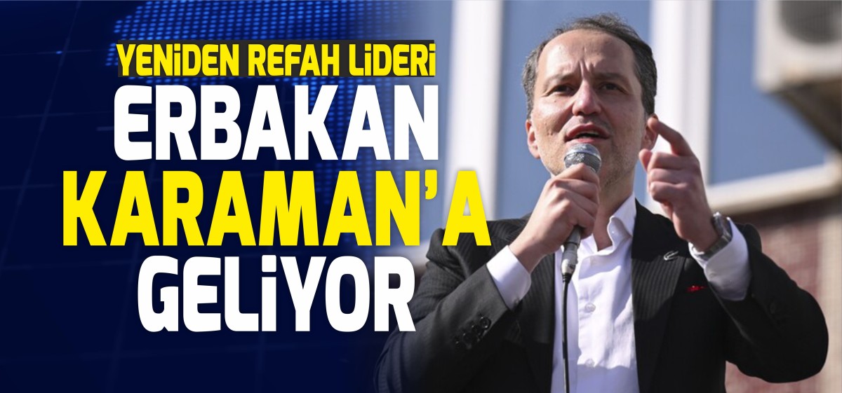 MİLLİ GÖRÜŞ LİDERİ ERBAKAN KARAMAN’A GELİYOR.