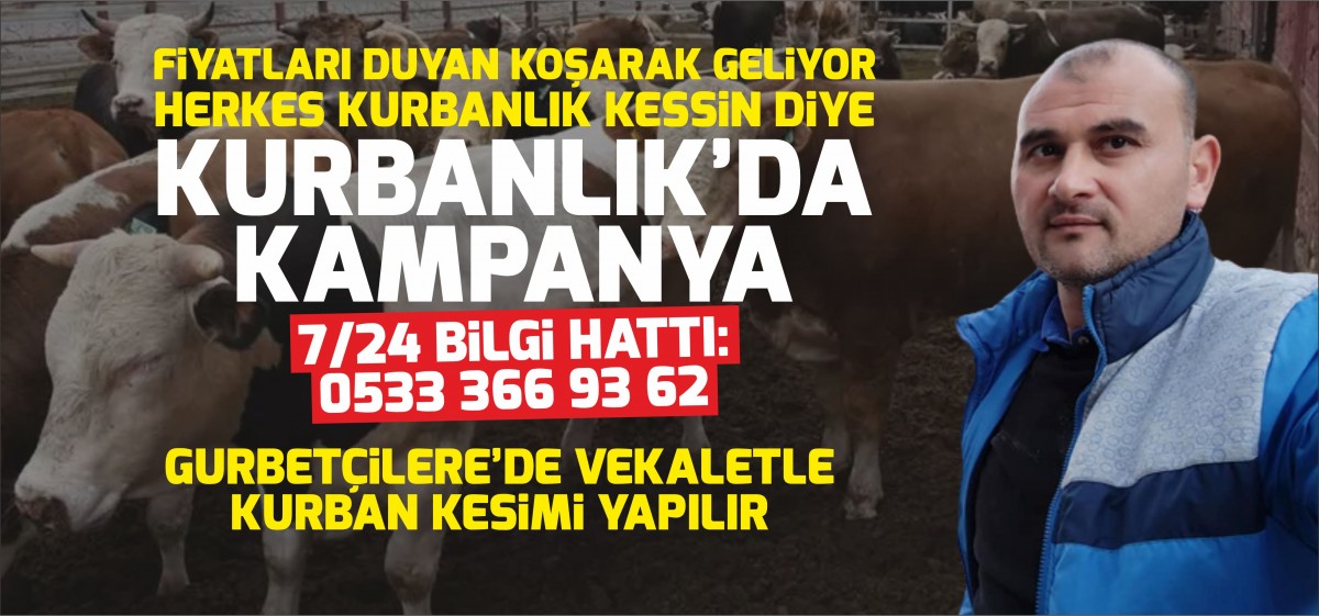 Karaman'ın kurbancısı Şen Kasap'da kampanyalar devam ediyor
