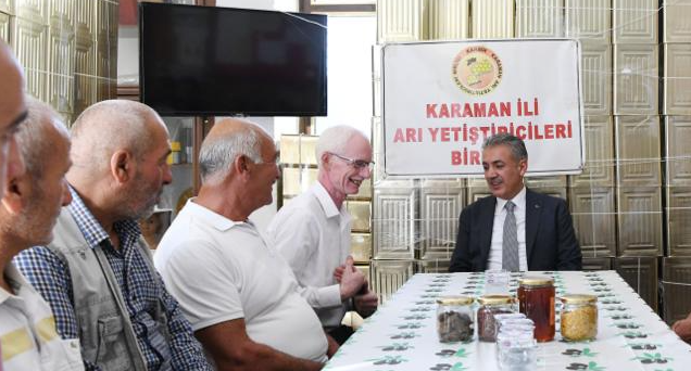 Vali Akkoyun'dan arıcılar birliğine ziyaret