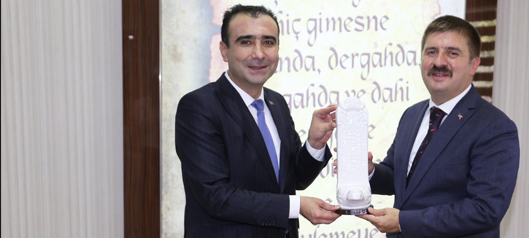 Vali Sarıibrahim'den Başkan Kalaycı'ya ziyaret
