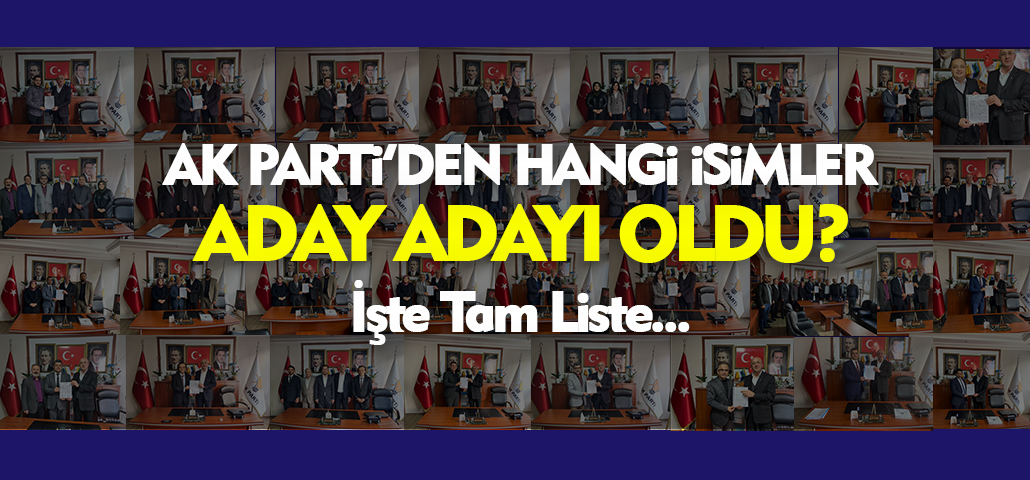 AK Parti'de Karaman Belediye Başkanlığı İçin 9 Aday Adayı, Toplamda 35 Aday Adayı Başvuruda Bulundu