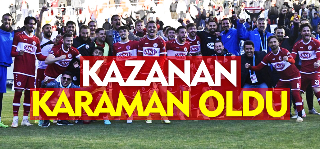 KARAMAN FK , IĞDIR FK'YI 1-0 YENDİ