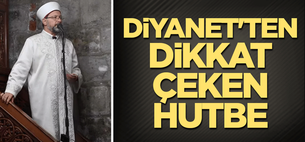 2023'ün son cuma hutbesinde yılbaşı vurgusu: Haramlardan uzak durun