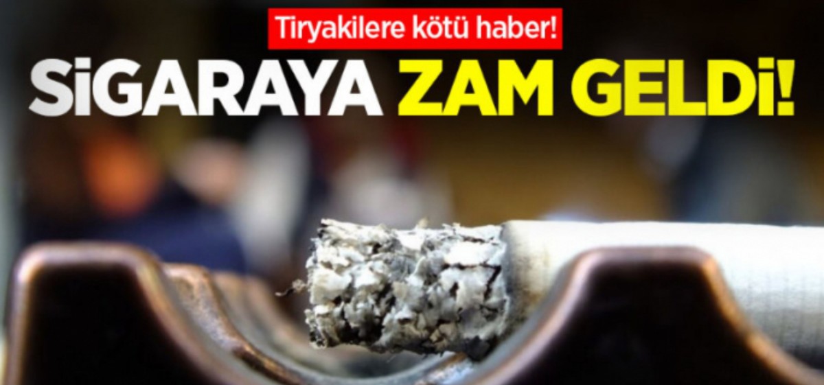 Sigaraya yeni yıl zammı geldi!