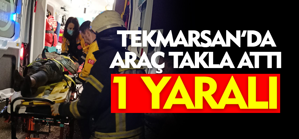 Karaman’da Takla Atan Araç Tarlaya Uçtu: 1 Yaralı