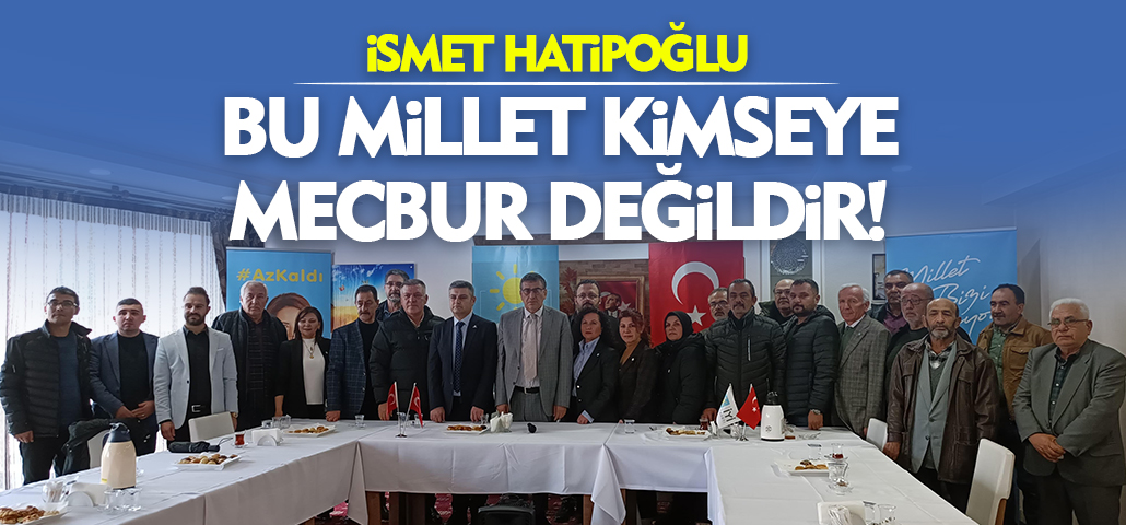 Hatipoğlu: 