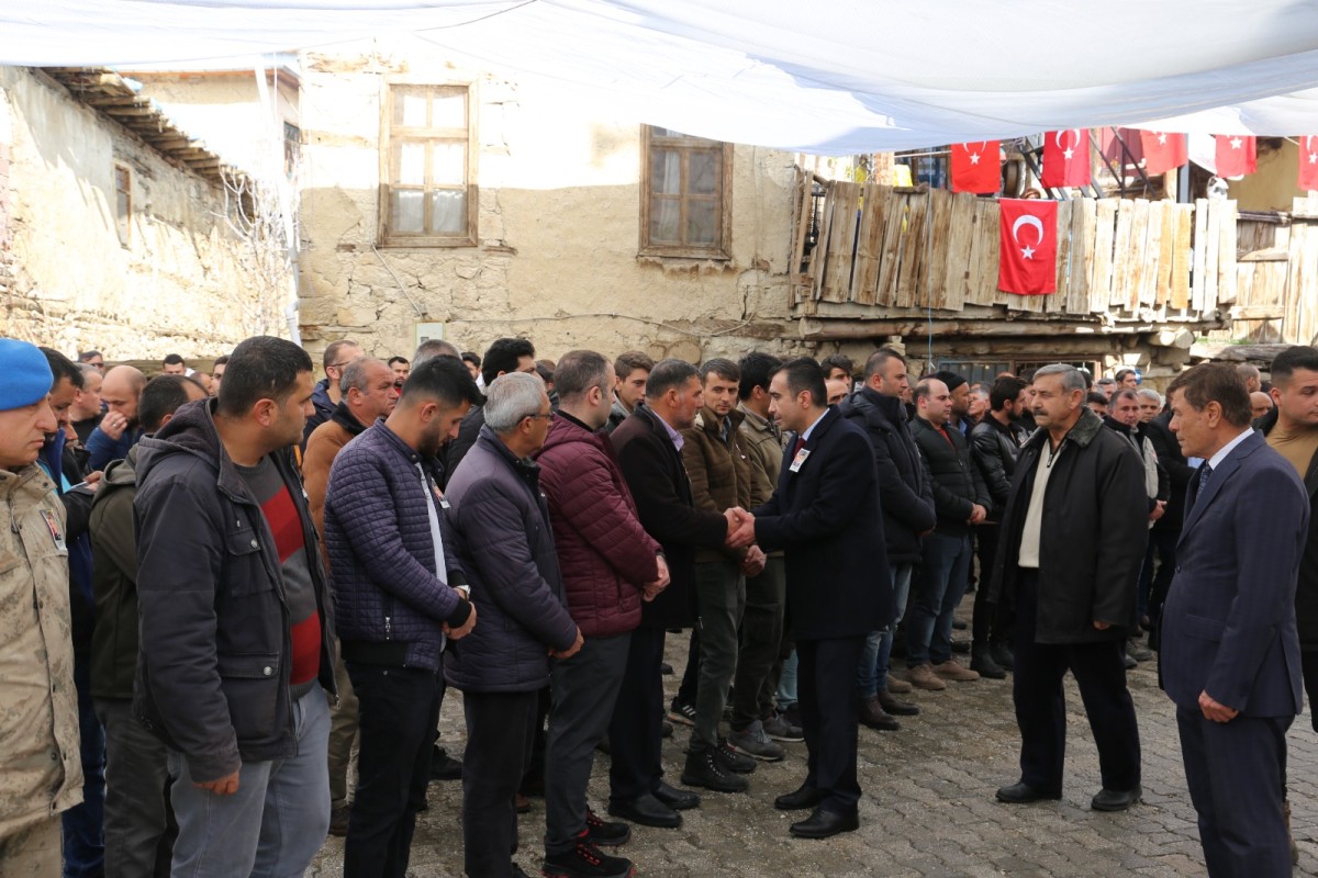 BAŞKAN KALAYCI ŞEHİDİMİZİN CENAZESİNE KATILDI
