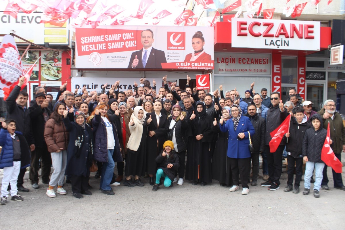 Yeniden Refah Partisi Karaman Seçim Koordinasyon Merkezi Açıldı