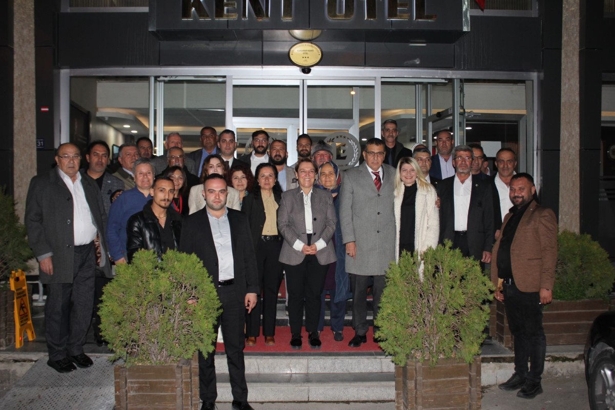 İYİ Parti Genel Başkan Yardımcısı Ayşe SUCU Karaman'da Seçim Çalışmalarına Katıldı