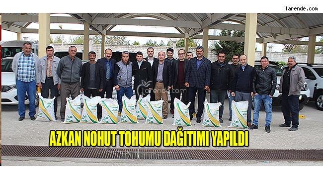 AZKAN NOHUT TOHUMU DAĞITIMI YAPILDI