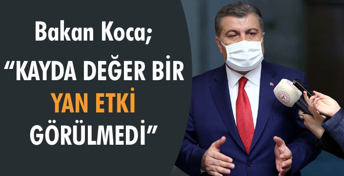 BAKAN KOCA; ?ÖNEMLİ BİR AŞI KÜLTÜRÜNE SAHİBİZ?