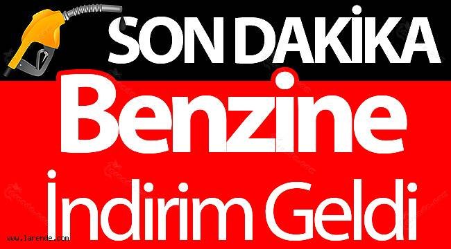 Benzine İndirim Geldi 