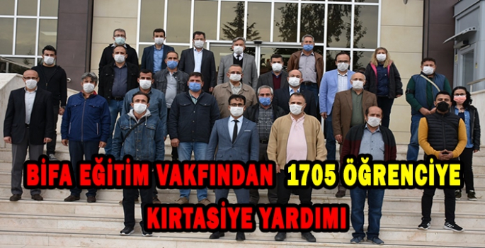 BİFA Eğitim Vakfından 1705 Öğrenciye Kırtasiye Yardımı