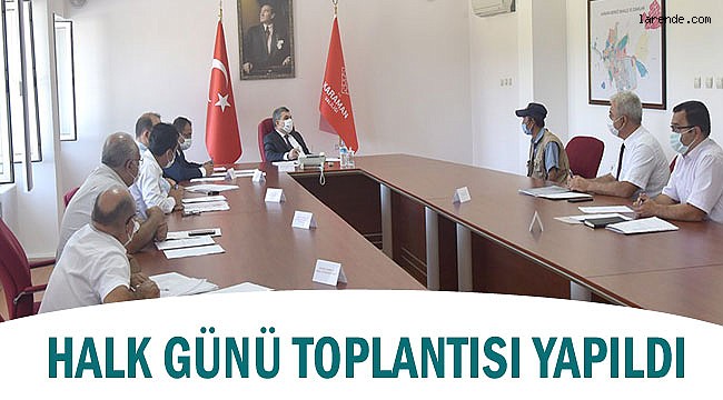 Halk Günü Toplantısı Yapıldı 