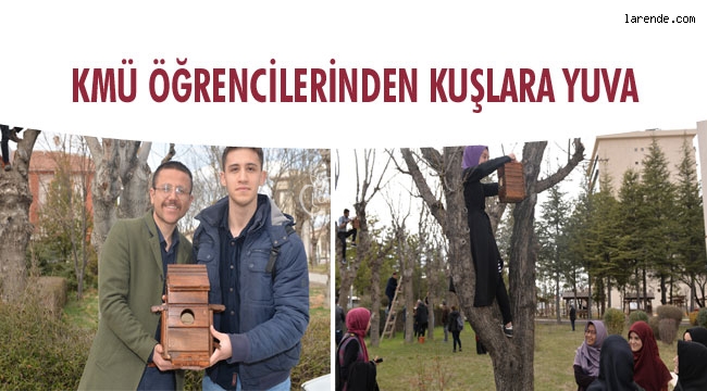 KMÜ ÖĞRENCİLERİ KUŞLARI UNUTMADI