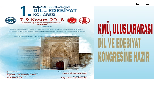 KMÜ, ULUSLARARASI DİL VE EDEBİYAT KONGRESİNE HAZIR