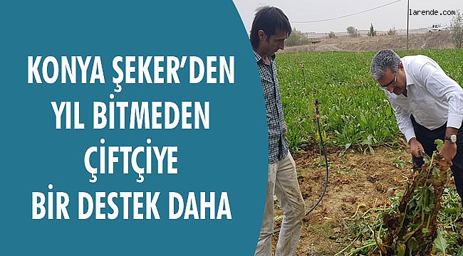 KONYA ŞEKER`İN DESTEĞİ 734 MİLYON 367 BİN 106 LİRAYI BULDU