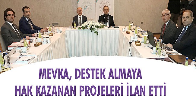MEVKA, DESTEK ALMAYA HAK KAZANAN PROJELERİ İLAN ETTİ