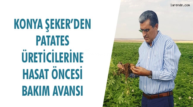 PATATES ÜRETİCİLERİNİN YÜREKLERİNE SU SERPTİ