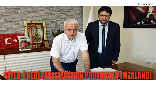 SİYER-İ NEBİ YARIŞMASININ PROTOKOLÜ İMZALANDI