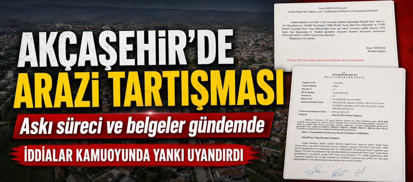Akçaşehir Karıştı: “Arazilerimize Sessiz Sedasız El Uzatılıyor” İddiası