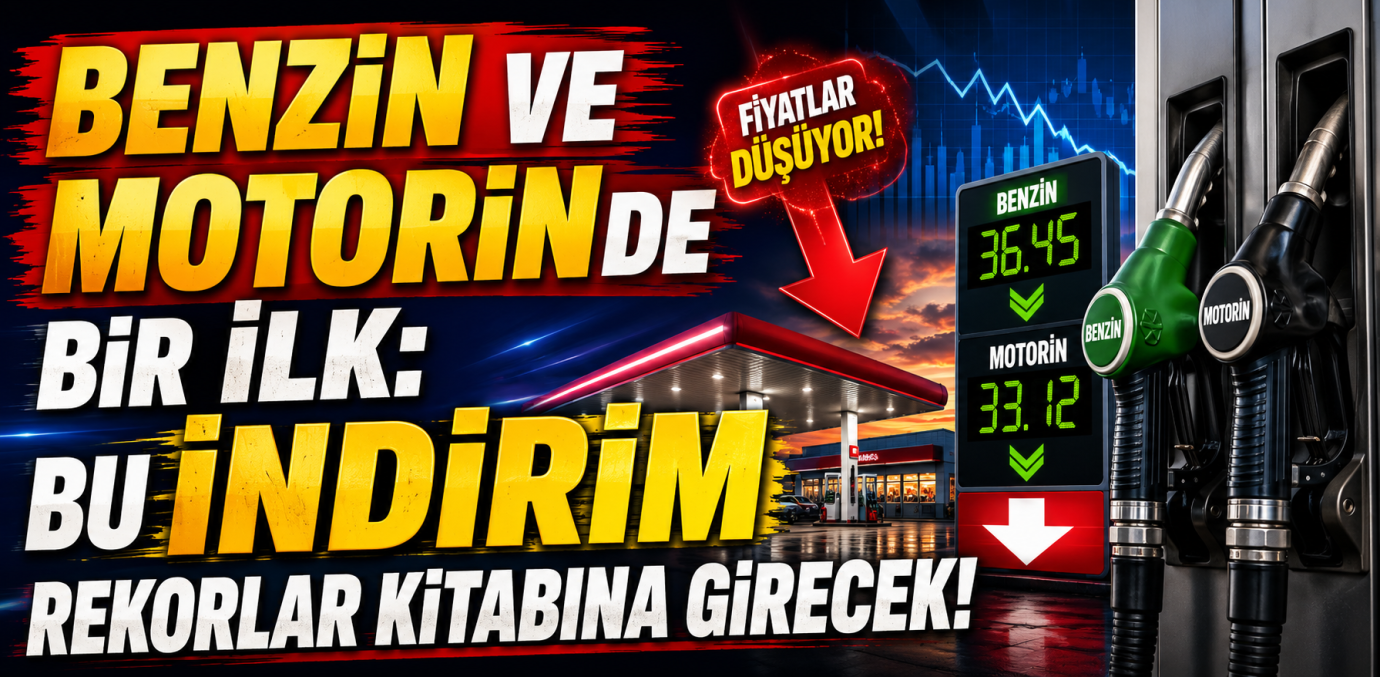 Benzin ve motorinde bir ilk: Bu indirim rekorlar kitabına girecek!