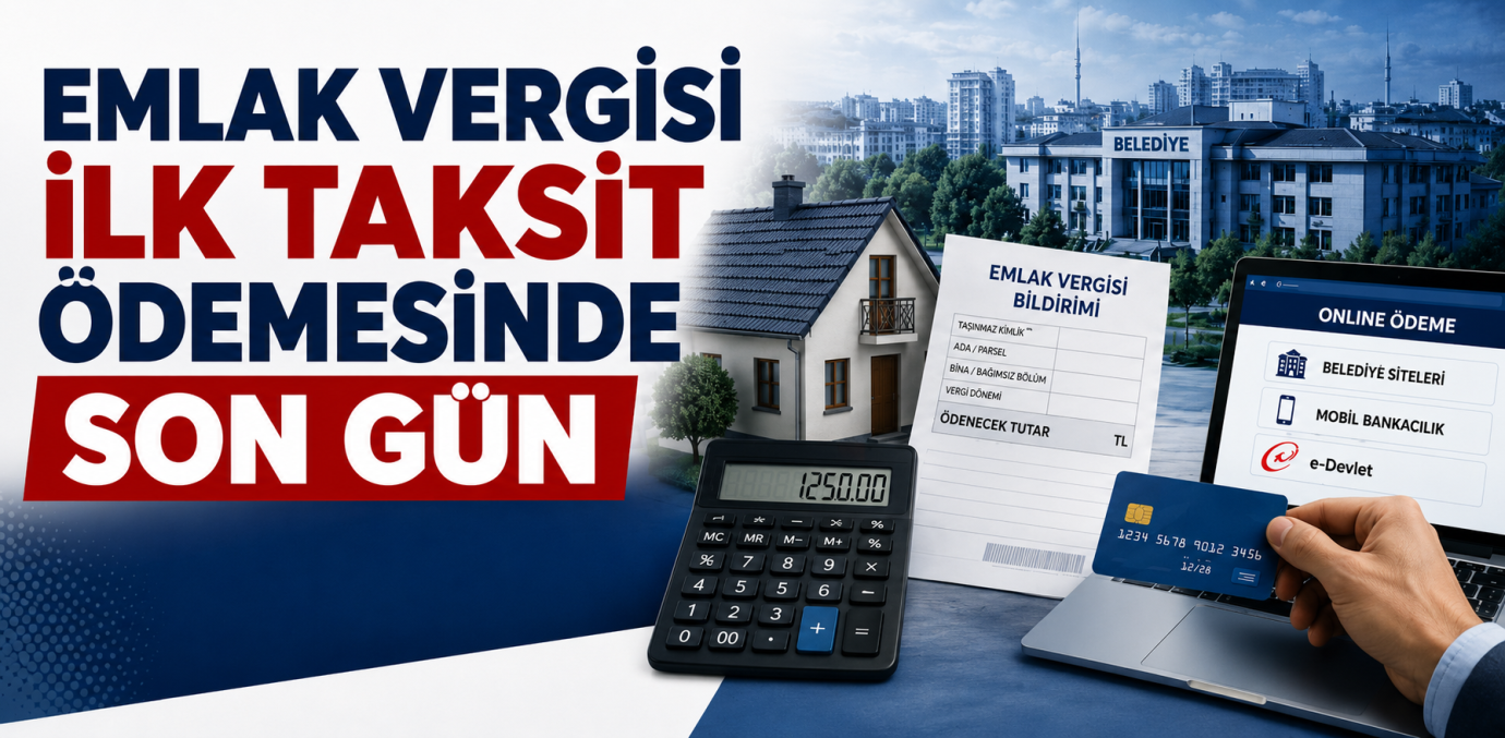 Emlak Vergisi İlk Taksit Ödemesinde Son Gün