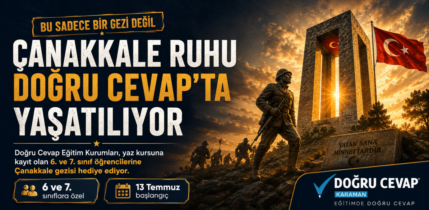 Çanakkale Ruhu Doğru Cevap’ta Yaşatılıyor