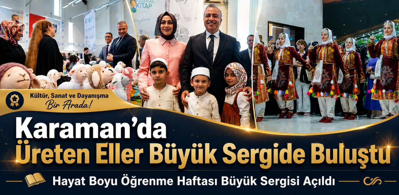 Karaman’da Üreten Eller Büyük Sergide Buluştu
