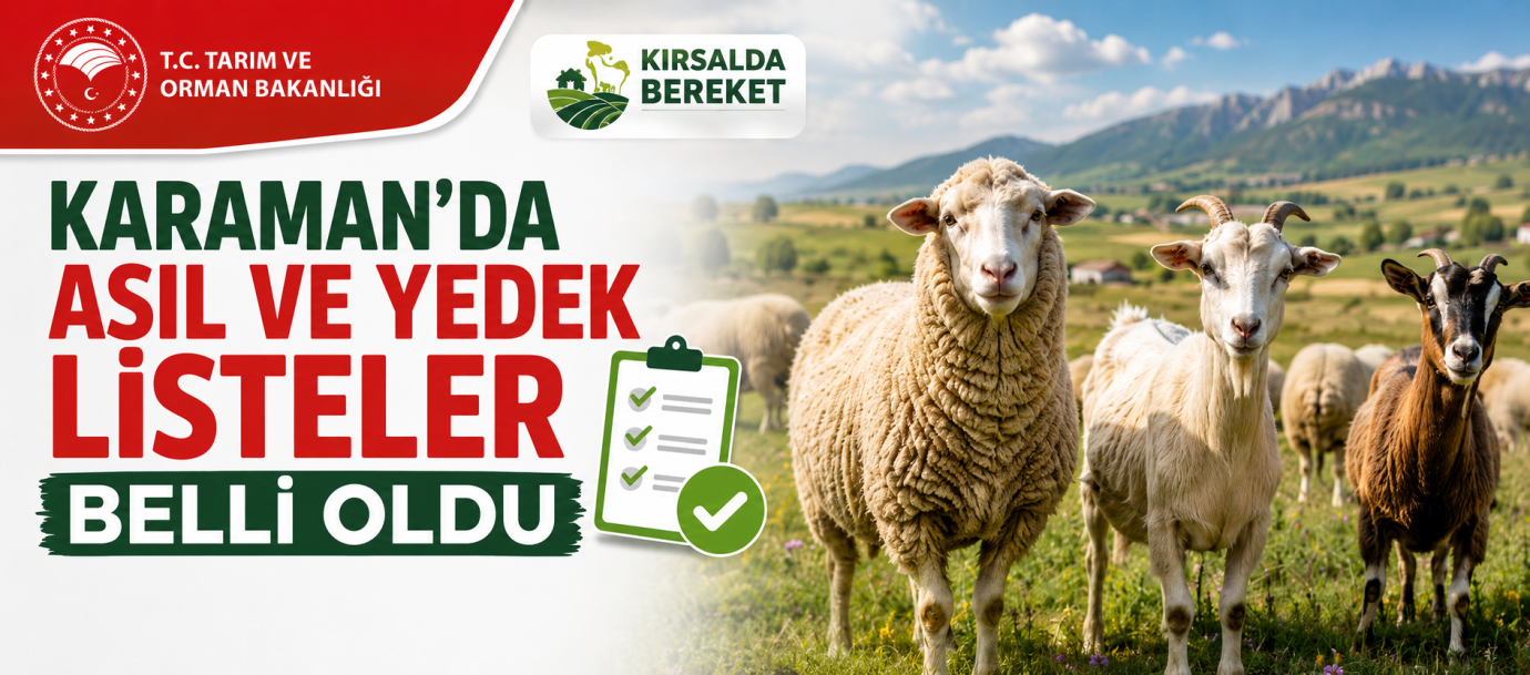 Karaman’da Asil ve Yedek Listeler Belli Oldu
