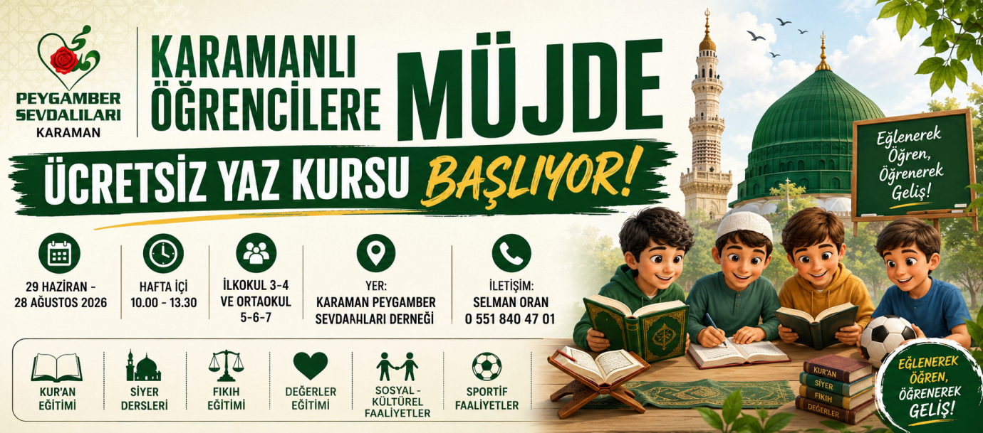 Karamanlı Öğrencilere Müjde: Ücretsiz Yaz Kursu Başlıyor