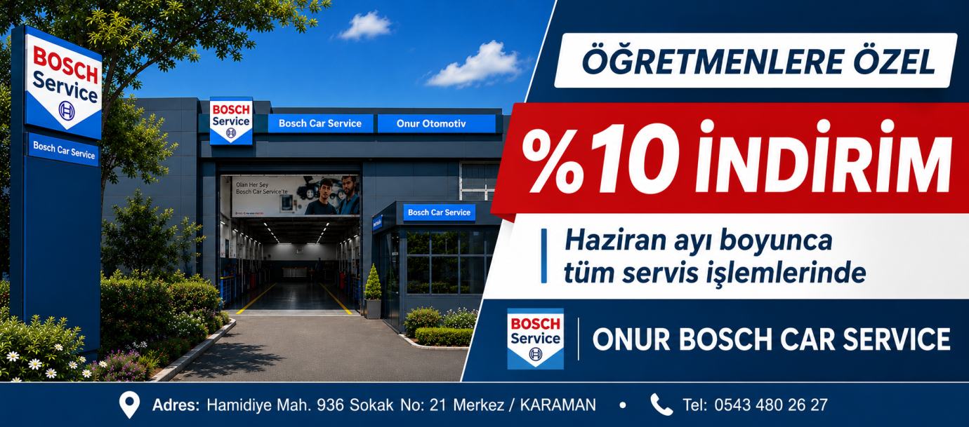 Onur Bosch Car Service’ten Öğretmenlere Özel Tatil Hediyesi