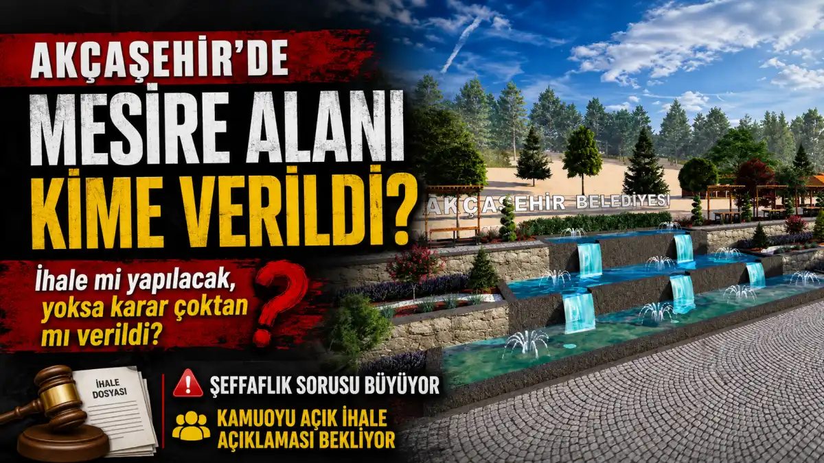 Akçaşehir’de Mesire Alanı Kime Verildi?
