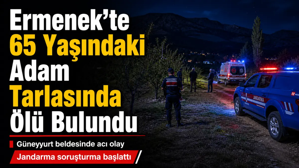 Ermenek’te Acı Olay: 65 Yaşındaki Adam Tarlasında Ölü Bulundu